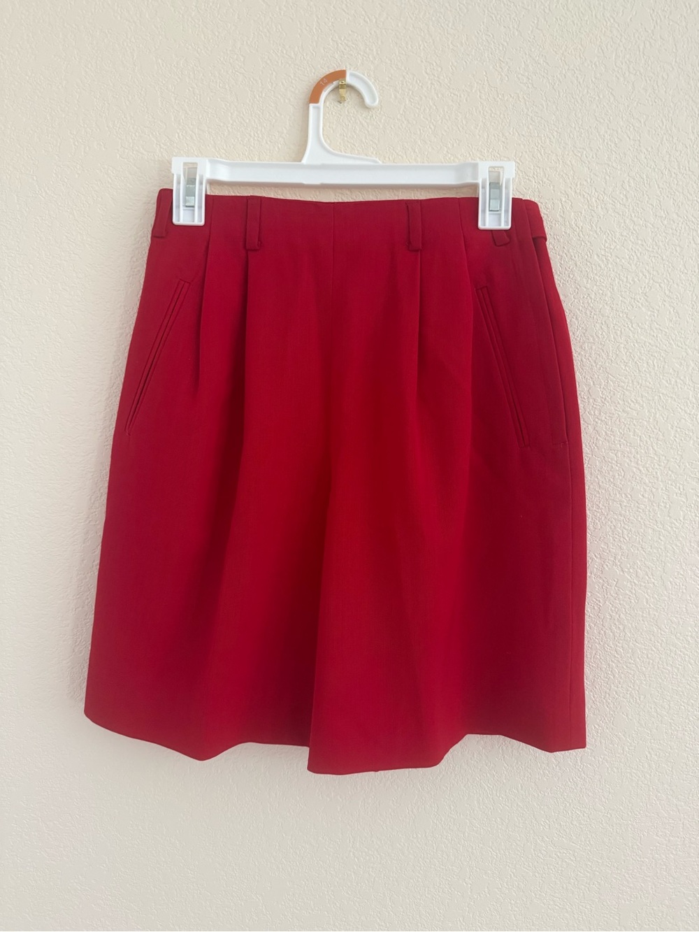 Ralph Lauren Vibrant Red A-Line Skirt